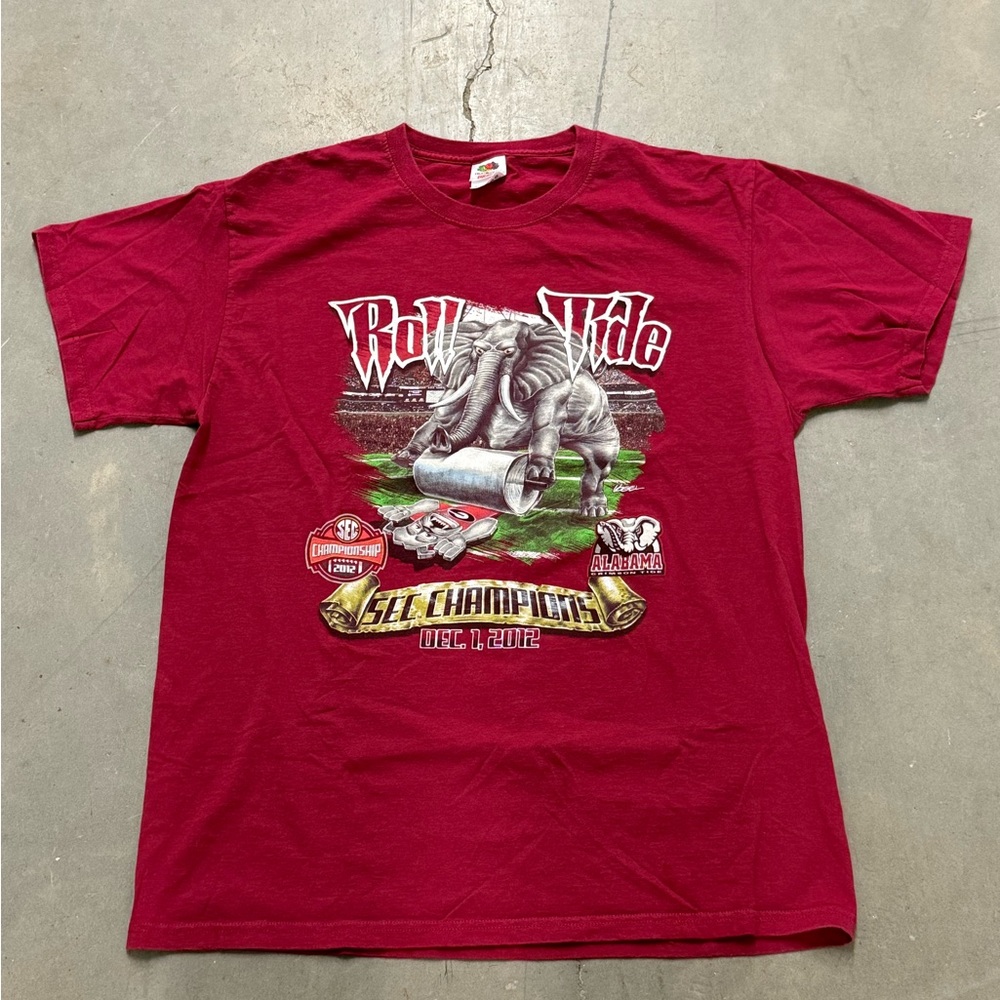 Alabama Crimson Tide Shirt Size Large Graphic Men's Tee